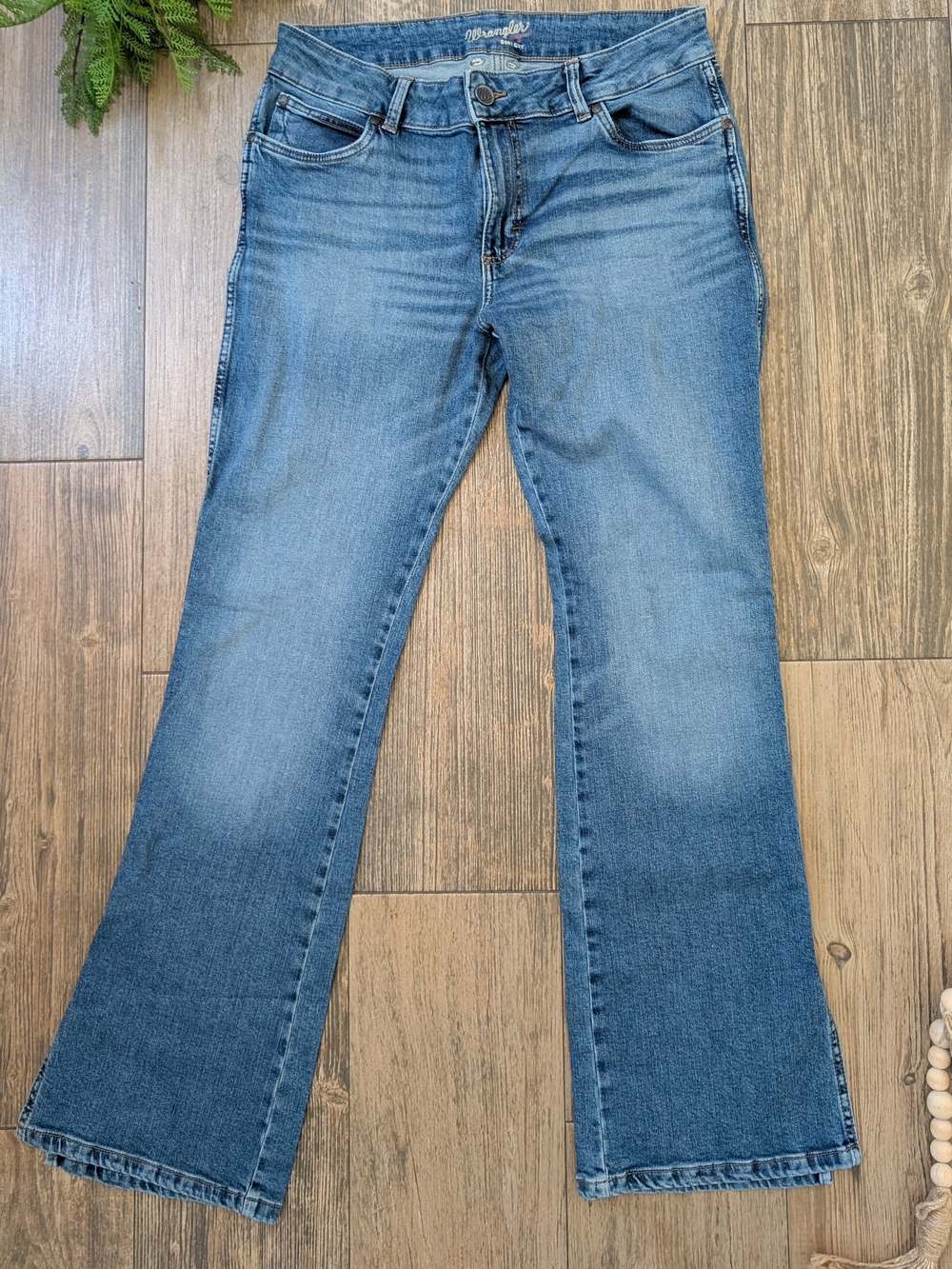 Wrangler Retro Mae Bootcut Jeans With Side Slit